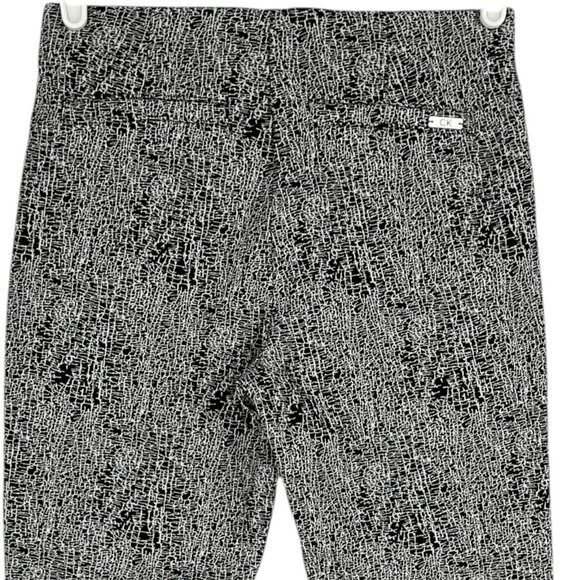 Calvin Klein Women's Pull-on Stretch Skinny Black White Leggings Pants Size 2 - Picture 4 of 12
